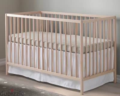 Sturdy Wooden Baby Cot in Excellent Condition