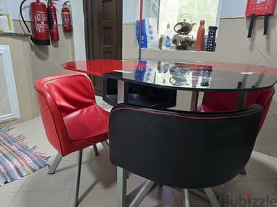 dining table with 4 chairs for sale