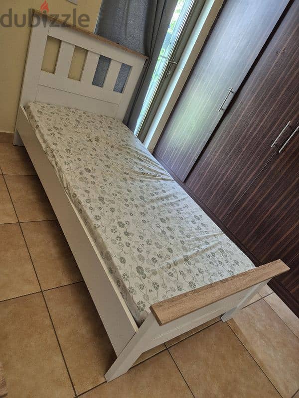 single bed with mattress for sale 1