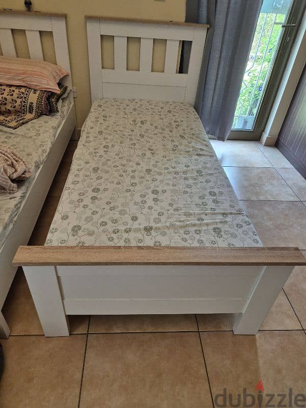 single bed with mattress for sale 2