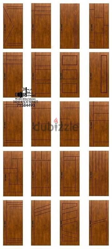 Fiber Door Design Available