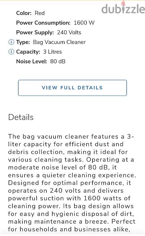 Samsung Vacuum cleaner 5