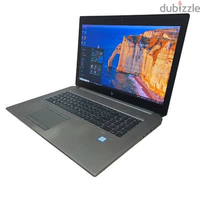 اتش بي شاشة كبيرة للتصميم  مع الضمان hp with 6GB Graphic 17", warranty