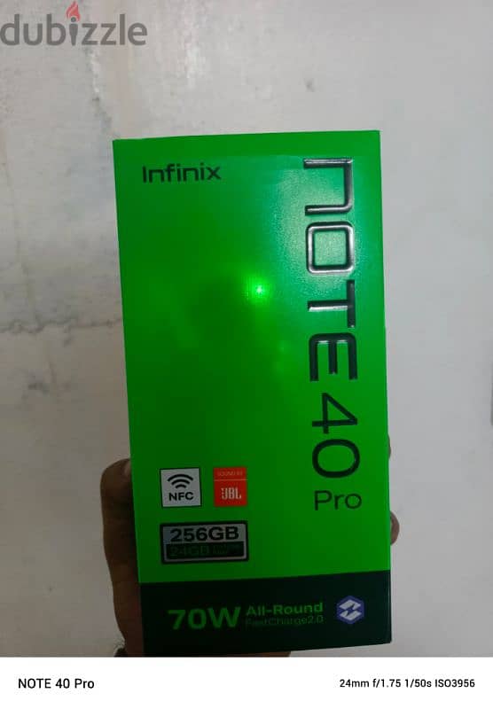 INFINIX Note 40 Pro Edge screen 256 Gb 24Gb rom 3