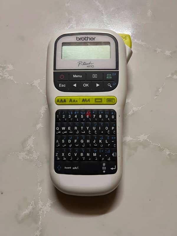 Brother - PTH-110 Handheld English & Arabic Label Printer 0