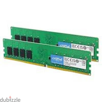 Crucial DDR4 Desktop RAM   16 gb 3200 Mhz