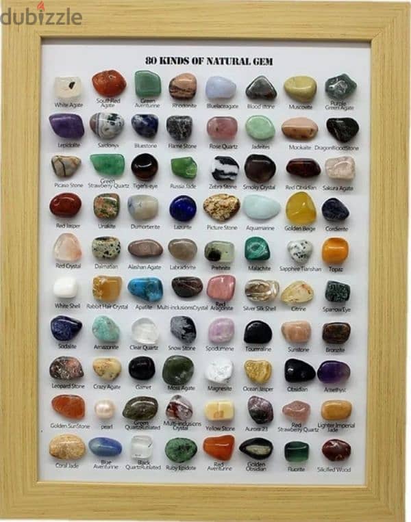 80 Kinds of world Natural Mineral Stones 0