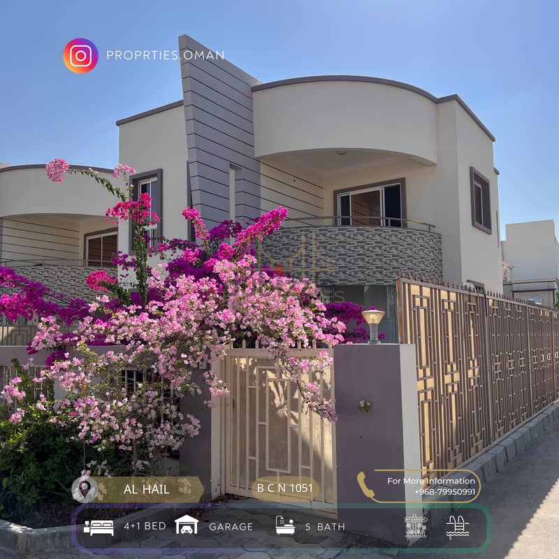 AL HAIL NORTH | BEAUTIFUL 4+1 BR COMMUNITY VILLA AVAILABLE FOR RENT 0