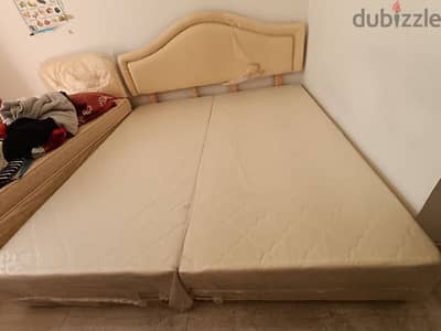 Double Bed Cot with Mattress