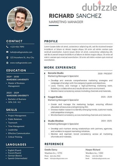 Professional CV writing - احترافية بإنشاء سيرة ذاتية - *ATS FRIENDLY*