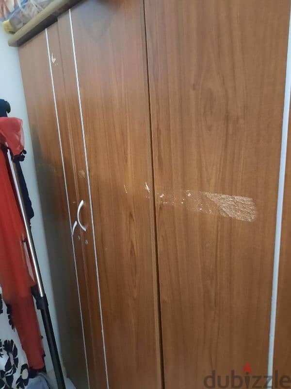 2 double door cupboards in mint condition only handle little damaged 1