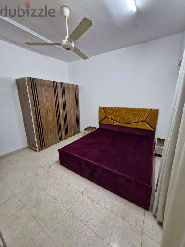 1BHK furnished Alkhuwair near badr alsama hospital and Al Khuwair Park 12