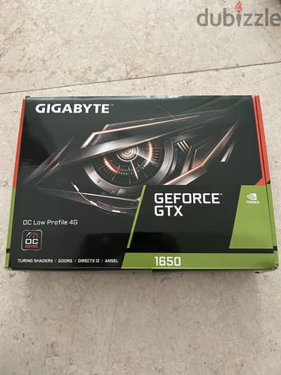 Graphics card GeForce® GTX 1650 OC Low Profile 4 GB