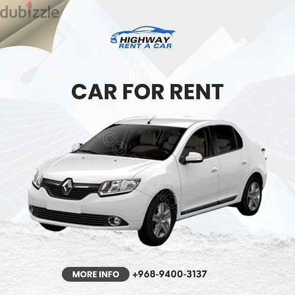 Renault sympol 2020 monthly 135 OMR - رينولت سيمبول شهري ١٣٥ ريال 0