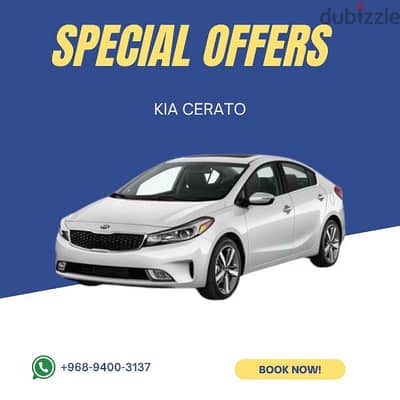 Kia cerato for monthly rent - كيا سيراتو للايجار الشهري