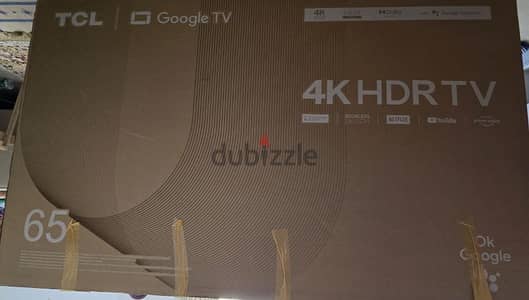 Tcl 65" 4k UD Smart Google TV for sale