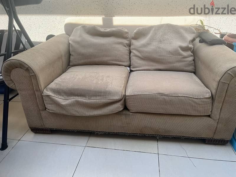 Beige sofa 0