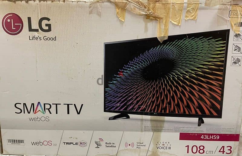 LG 43 inch Smart TV in very good condition, Model: 43LH59 3