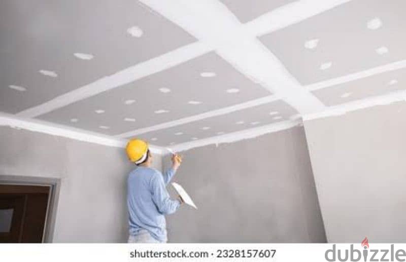 glass partition, Carpenter ceiling,gapsum board work 1