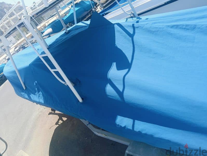 Boat Full Sefty cover top canopy 1