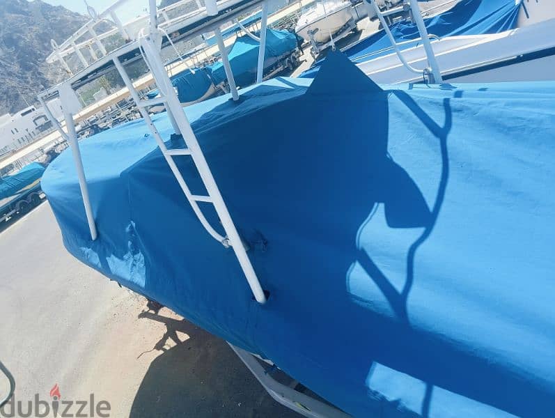 Boat Full Sefty cover top canopy 2