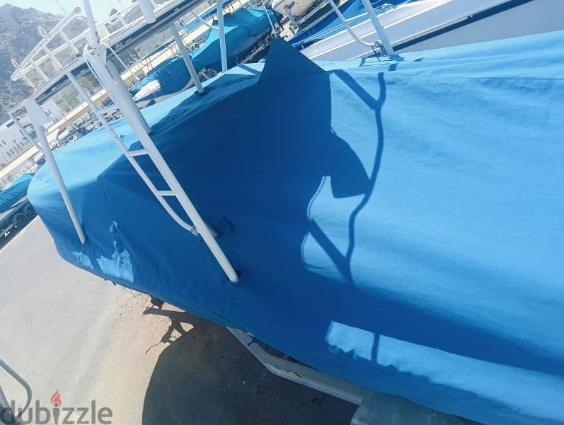 Boat Full Sefty cover top canopy 3