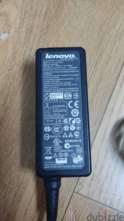 laptop charger Lenovo and Mac mini adapter original