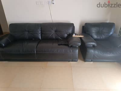 6Seater leather sofa set