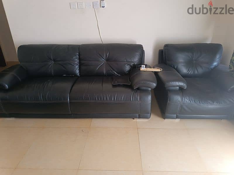 6Seater leather sofa set 0