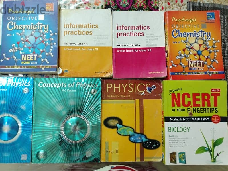 neet coaching books. school book 4