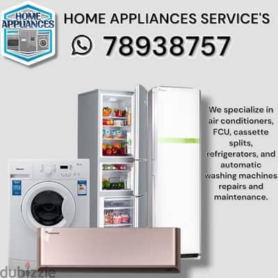 ALL TYPE AC AUTOMATIC WASHING MACHINE AND FRIDGE REPAIRS