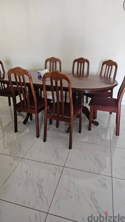 8 seater dining table