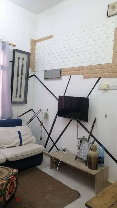 1bhk apartment incloding water and elctrcity and enter net 160 Rials