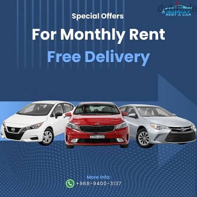 special offer for monthly rent - عروض خاصة للايجار الشهري