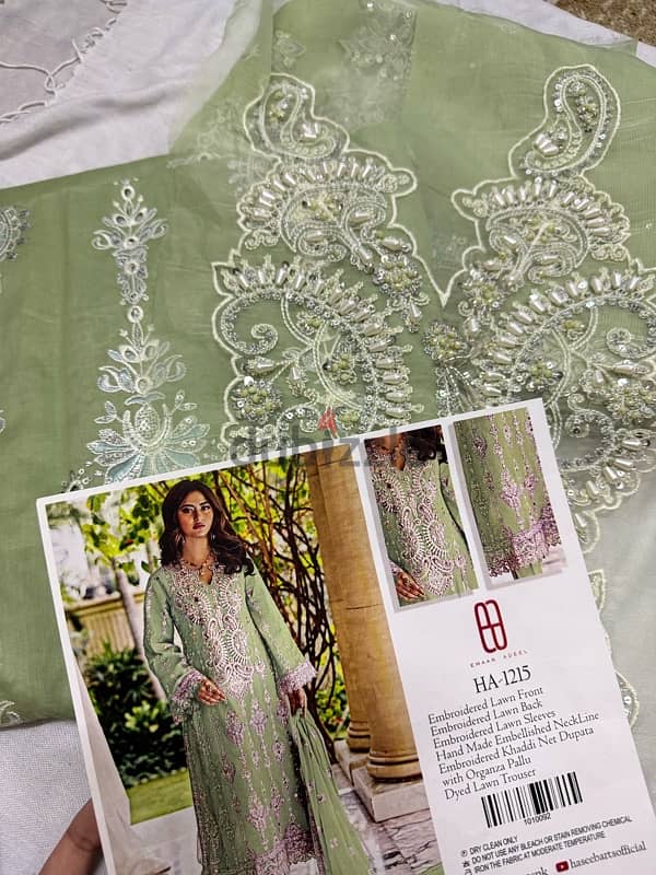 pakistani branded unstitch lawn suit 3