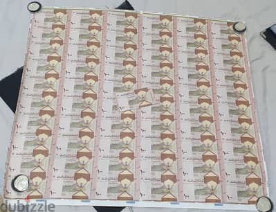 100bz uncut sheet