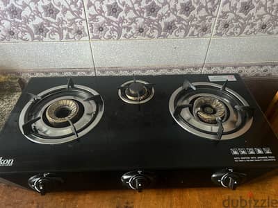 Ikon Gas Table 3 Burner (model -3-N5-M&5)