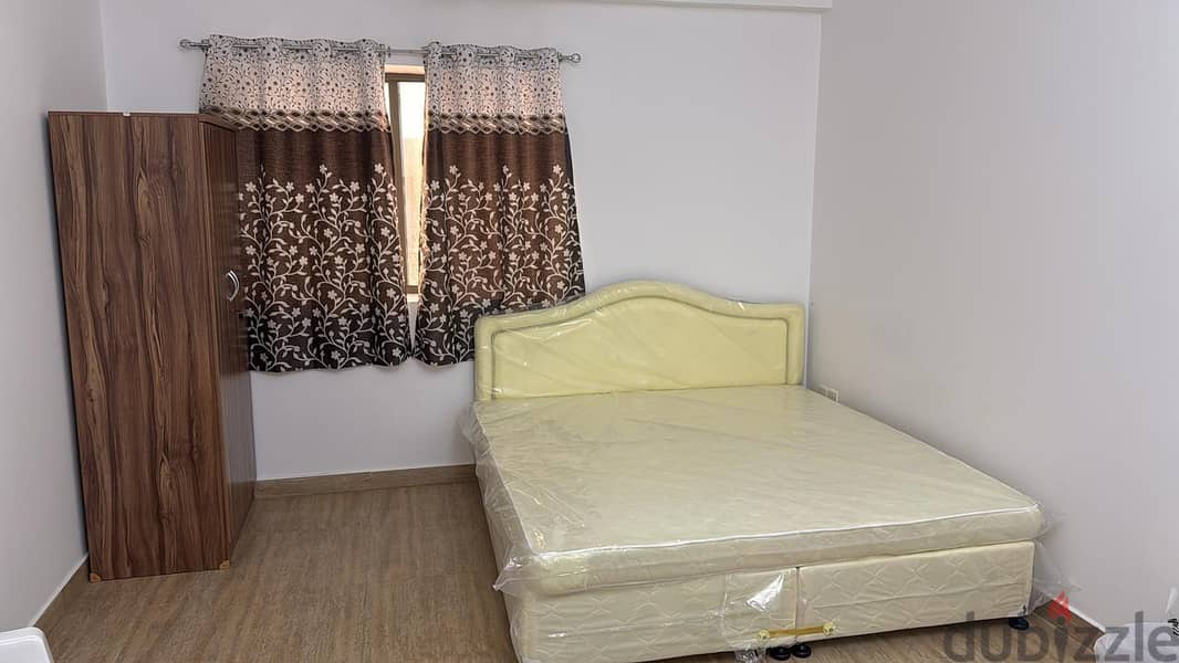 Bed(Queen size) and Cupboard 1