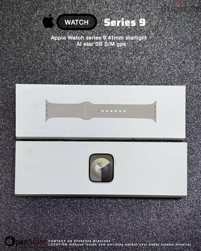 Apple Watch series 9 41mm good condition 100% battery original charger