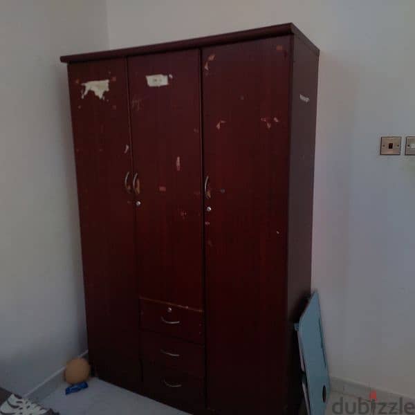 single cart bed and cupboard for sale 1