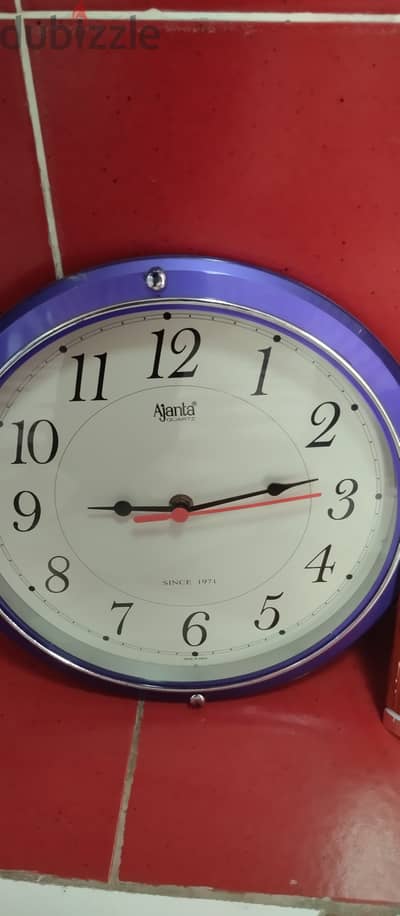 Ajanta brand 2 pcs wall clock available