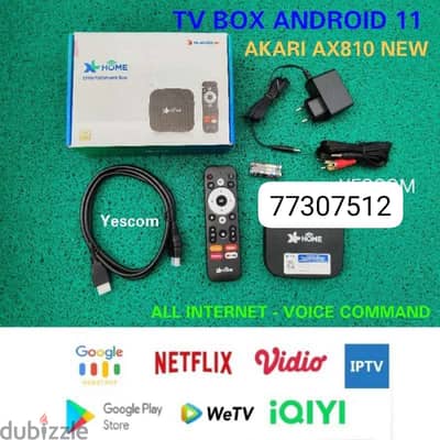 4K Tv Box with Ip_Tv 1Year subscription