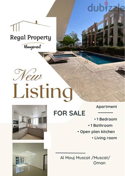 Don’t miss this lovely 1 BHK apartment for sale Al Mouj