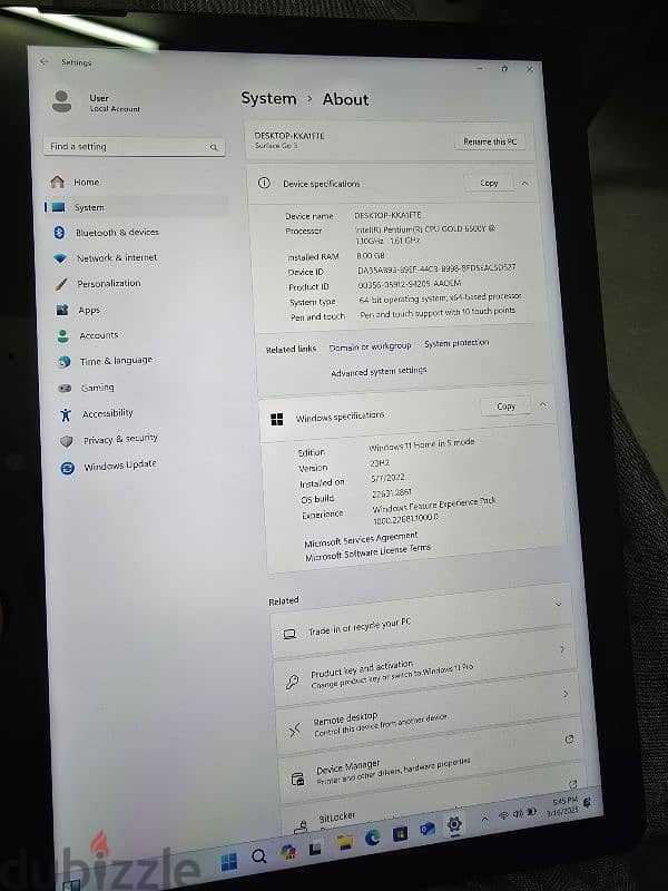 Microsoft Surface Go 3 2