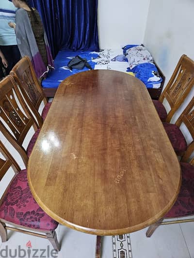 6 Seater Dining Table For sale