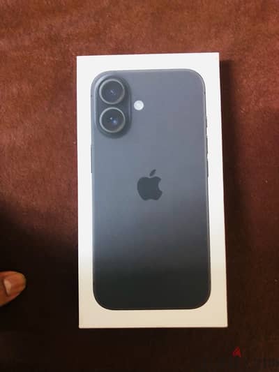 IPhone 16 -128GB Black sealed new