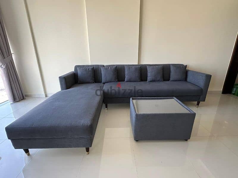 L-Shaped Sofa set (3 months used) 1