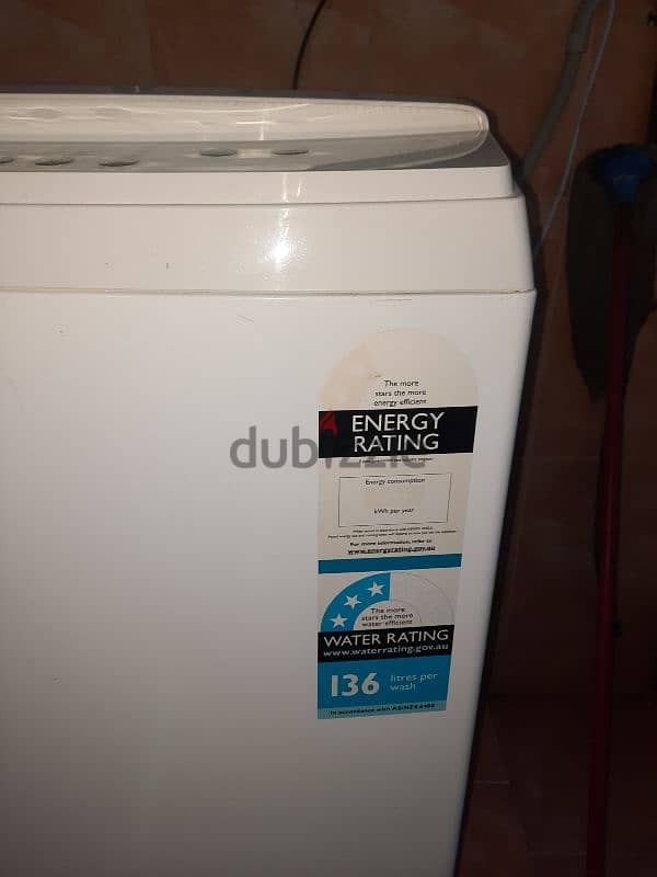 Almost new washing machine barely used urgent sale 1