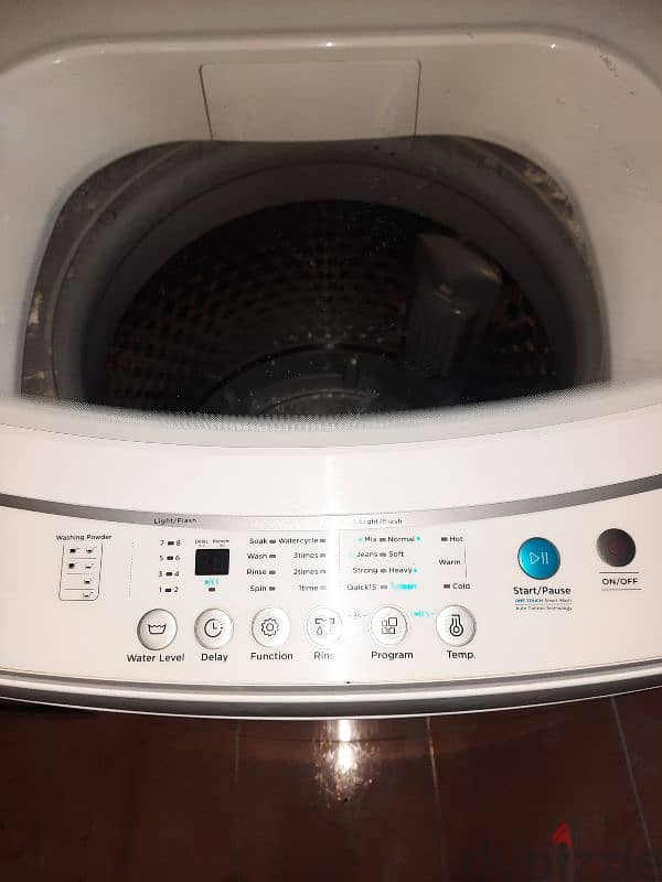 Almost new washing machine barely used urgent sale 2