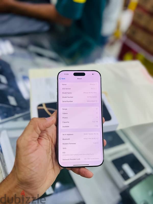 iPhone 16Pro max 1 TB 1 week used only 2